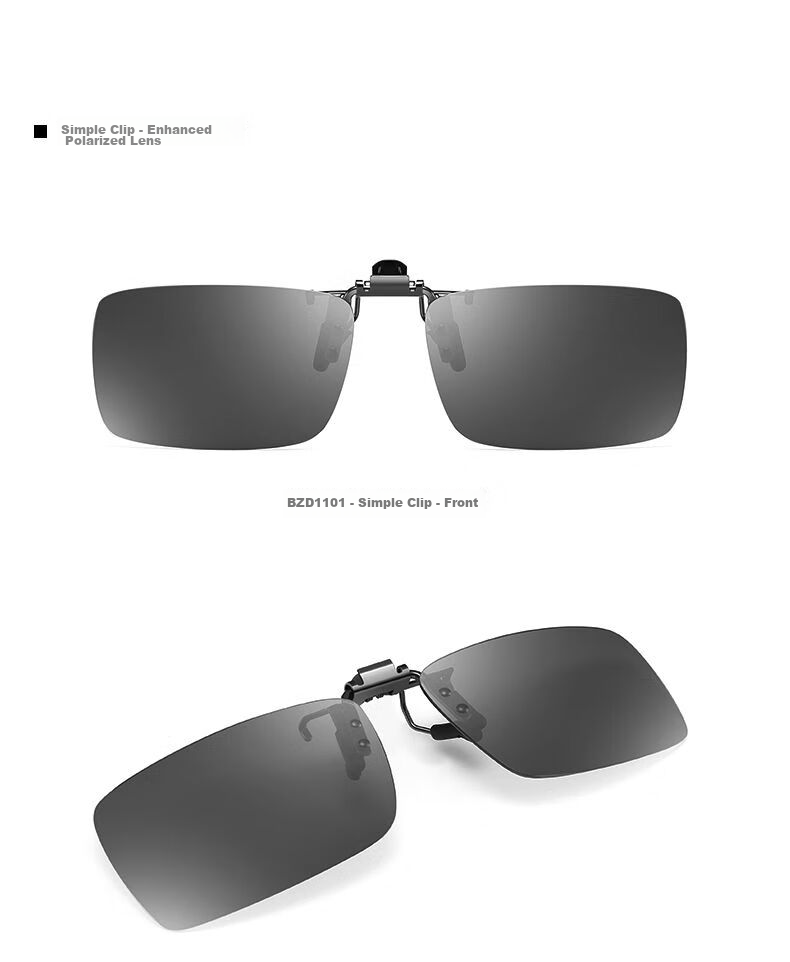 LESCA LUNETIER Clip-On Sunglasses for Nearsightedness, Polarized Photochromic Sunglasses for Men And Women, Driving-Specific Fishing Day And Night Dual-Use Lenses 11