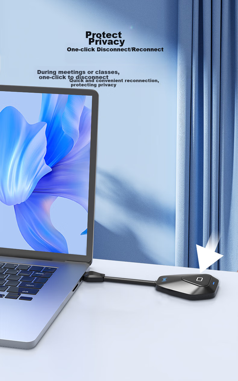 BIAZE HDMI Wireless Screen Mirroring Device, USB/Type-C Transmitter, Conference Screen Sharing Tool, Compatible with Smartphones, Laptops, for Connecting to TVs, Monitors, Projectors, Point-To Distance of 50 Meters 17