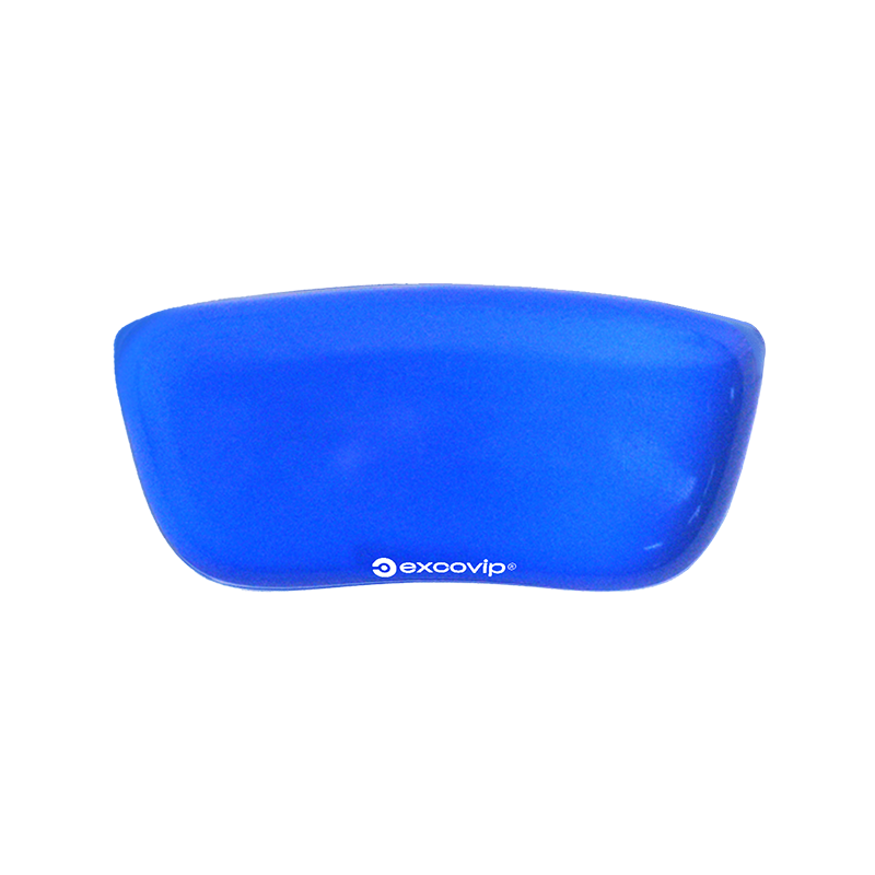 EXCO Wrist Rest Mouse Pad, Wrist Support, Hand Rest, Palm Pad, Mouse And Keyboard Support, Hand Pillow, Ergonomic Tendon Sheath, Silicone Typing Support, Crystal Blue 0317
