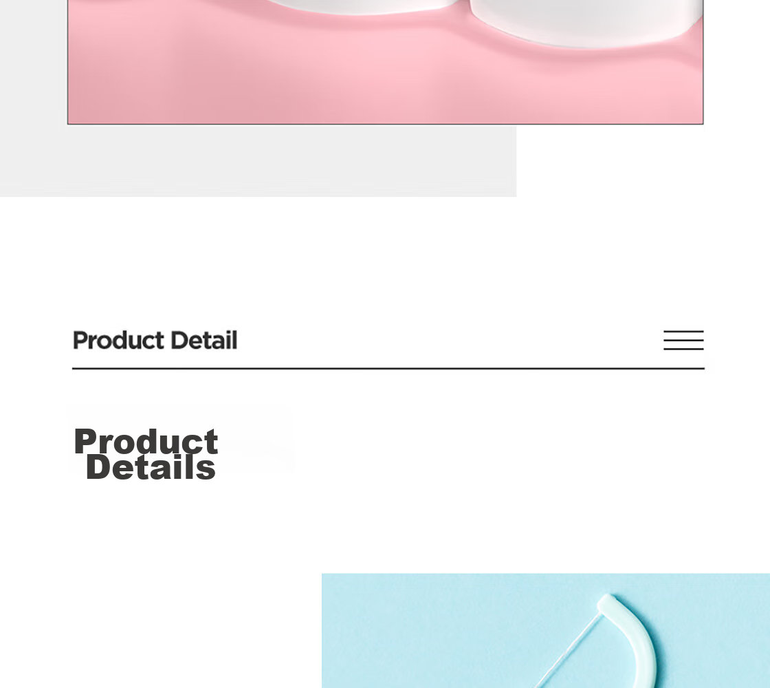 MINISO Value Family Pack Fine Smooth Dental Floss Picks for Cleaning Teeth Gaps, 180 Pieces * 2 Boxes 10