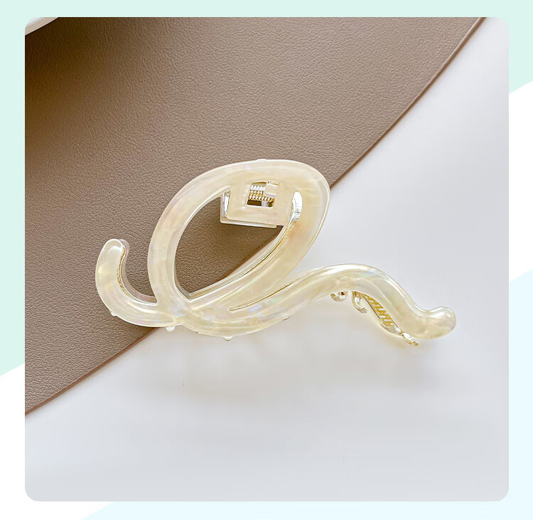 CHIMERA Simple Acetate Board Shark Clip High-End Hairpin Hair Claw Clip for Back of Head, Bun Maker, Women's Mid-Autumn Festival Gift 41