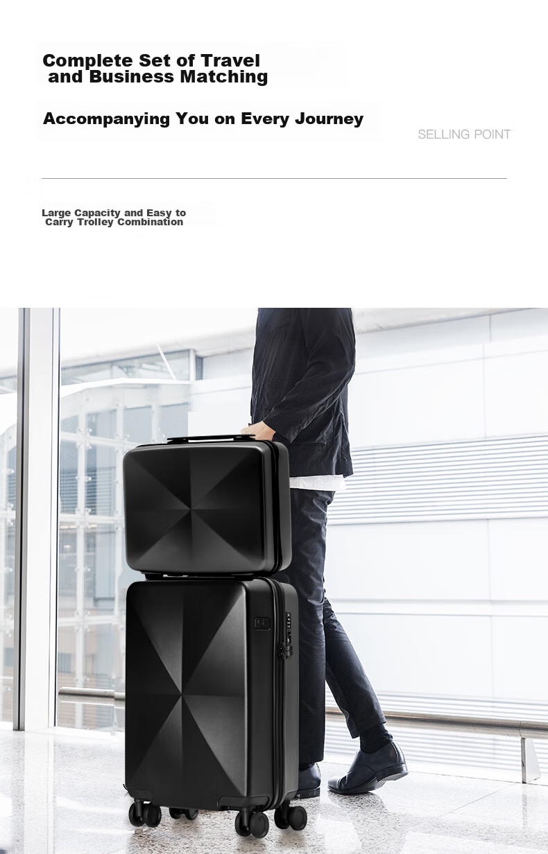 LEXON Small Carry-On Luggage, 15-Inch Mini Suitcase, Stylish, Durable, Shockproof, Silver-Gray Color 5