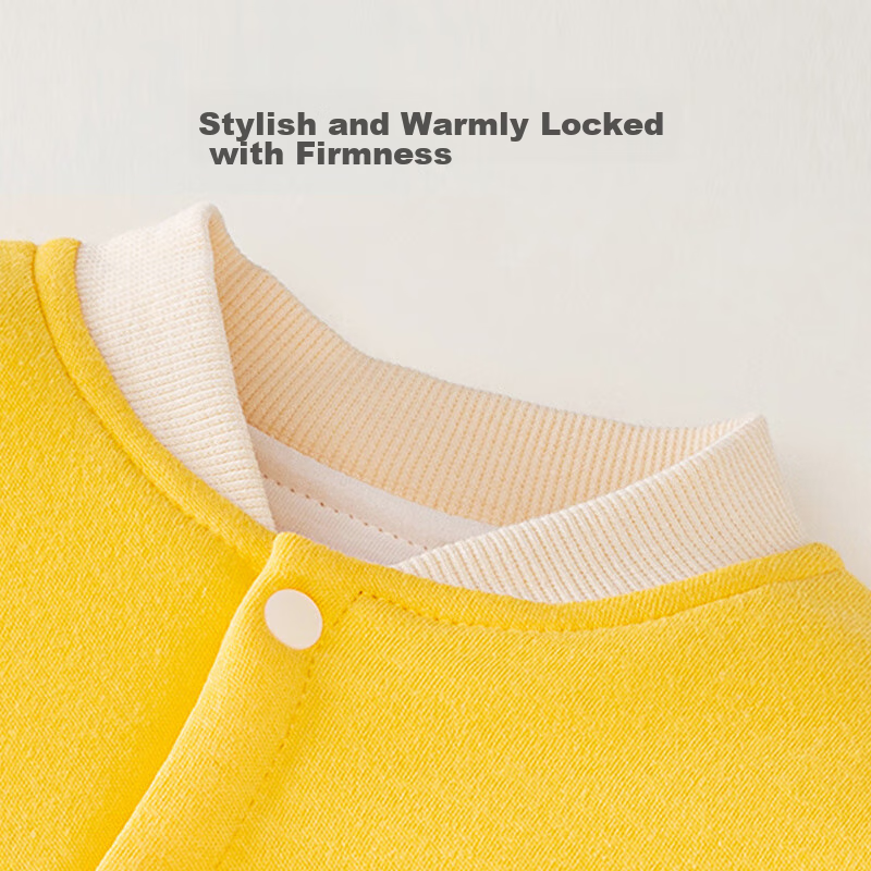 Shubeiyi Baby Clothes Newborn Onesie Infant Outdoor Wear for Boys And Girls Romper Full Moon Crawling Suit Yellow 66CM