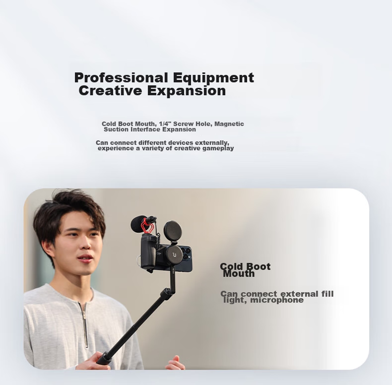 Ulanzi MA35 Magnetic Horizontal And Vertical Phone Bluetooth Stabilizer Remote Control Handheld Steady Cam for Photography, Video Recording, Selfie, Vlog, Anti-Shake Travel Photography Gadget 9