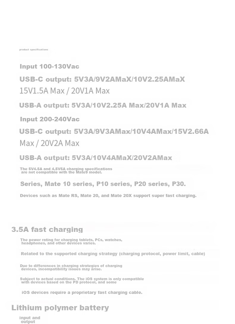 HUAWEI Ice Sugar All-Purpose Gallium Nitride Phone Charger (Max 40W), 3C Certified, HUAWEI Original Charger, Compatible with HUAWEI Phones Mate60 14