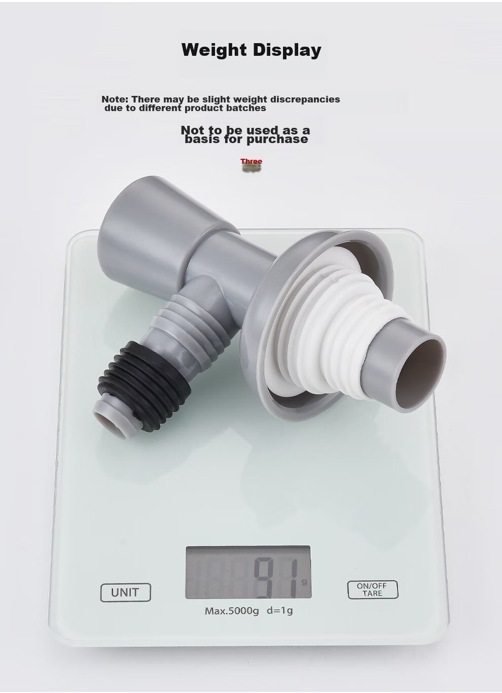 CVBAB Washing Machine Floor Drain Three-Way Connector, Sewer Pipe Anti-Odor And Backflow Prevention Drainage Pipe Sealed Three-Way Two-In CV620 12