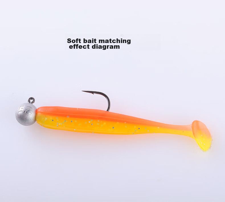 BKK 9050 Round Lead Sinker Hook for Lure Fishing, Soft Bait Hook, Anti-Snagging Bottom Hook for Bass And Mandarin Fish 5