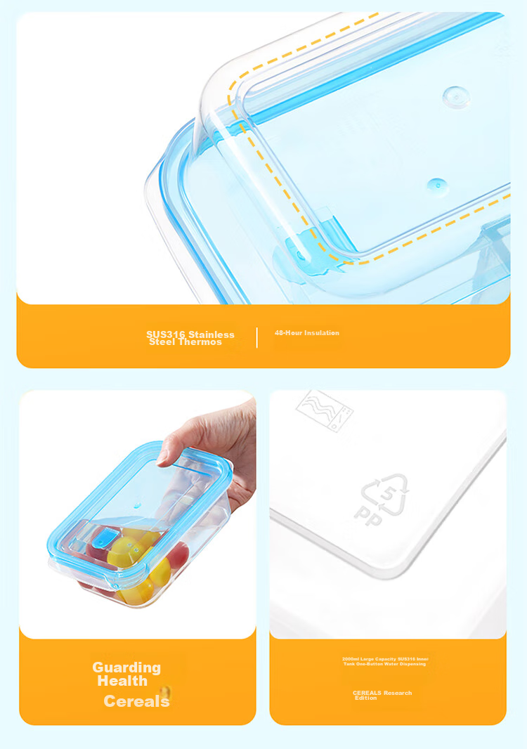 MARYYA Disposable Food Containers, 580ml*4 Set, Food-Grade Fresh-Keeping Picnic Portioning Takeout Containers with Lids, Microwave-Safe 13