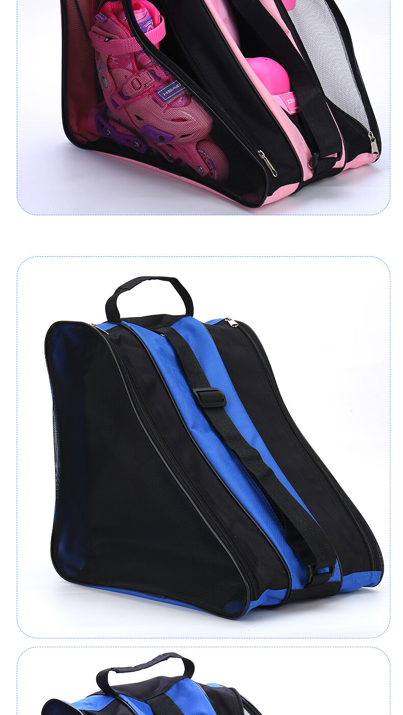 HEAD Roller Skating Bag Storage Backpack for Inline Skates, Roller Skates, Helmet And Protective Gear, Dedicated Single-Shoulder Bag HES22 Pink 8