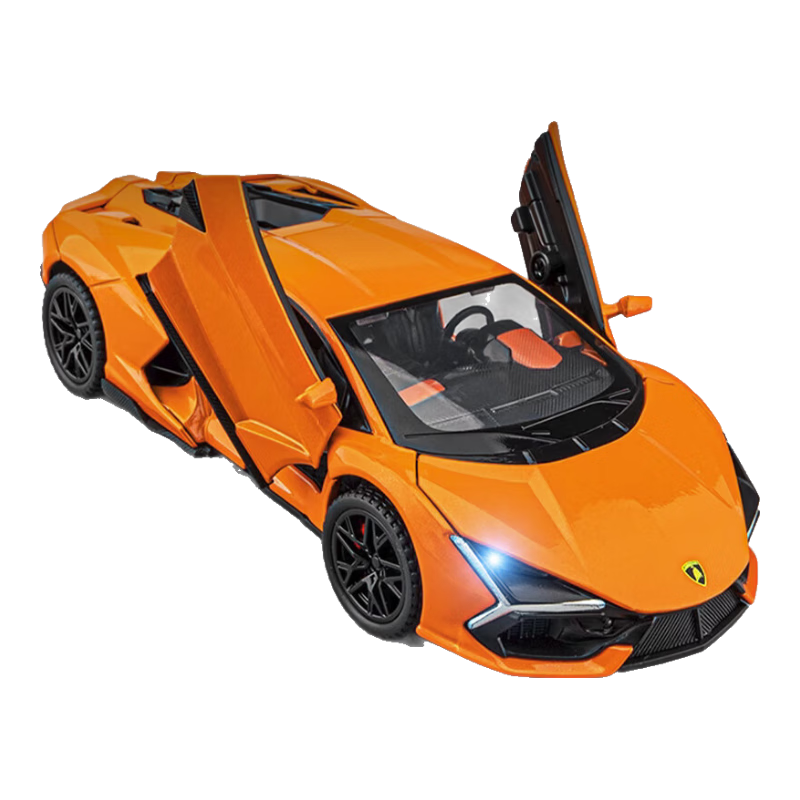 Chiyuchewan Racing Car Toy, Lamborghini New Bull Alloy Realistic Car Model, Toy Car Model, Gift for Boys