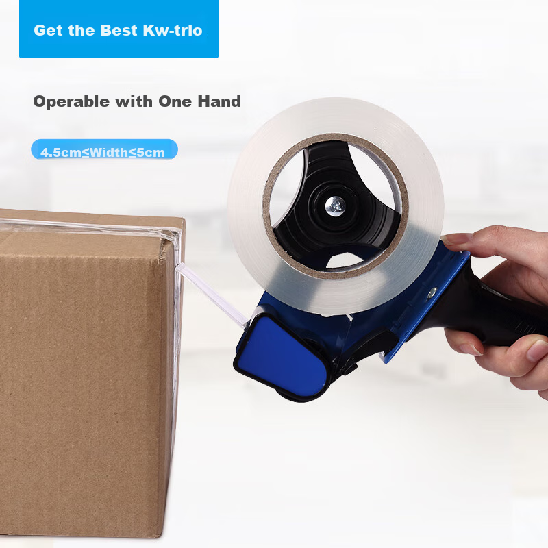 KW-Trio Handheld Sealing Machine, Transparent Tape Cutter, Packaging Machine, Metal Divider