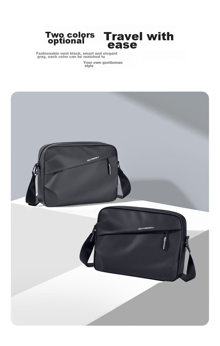 GOLF Shoulder Bag for Men, Casual Crossbody Bag, Phone And IPad Holder, Water-Resistant Commuter Bag, Lightweight Sports Messenger Bag 2
