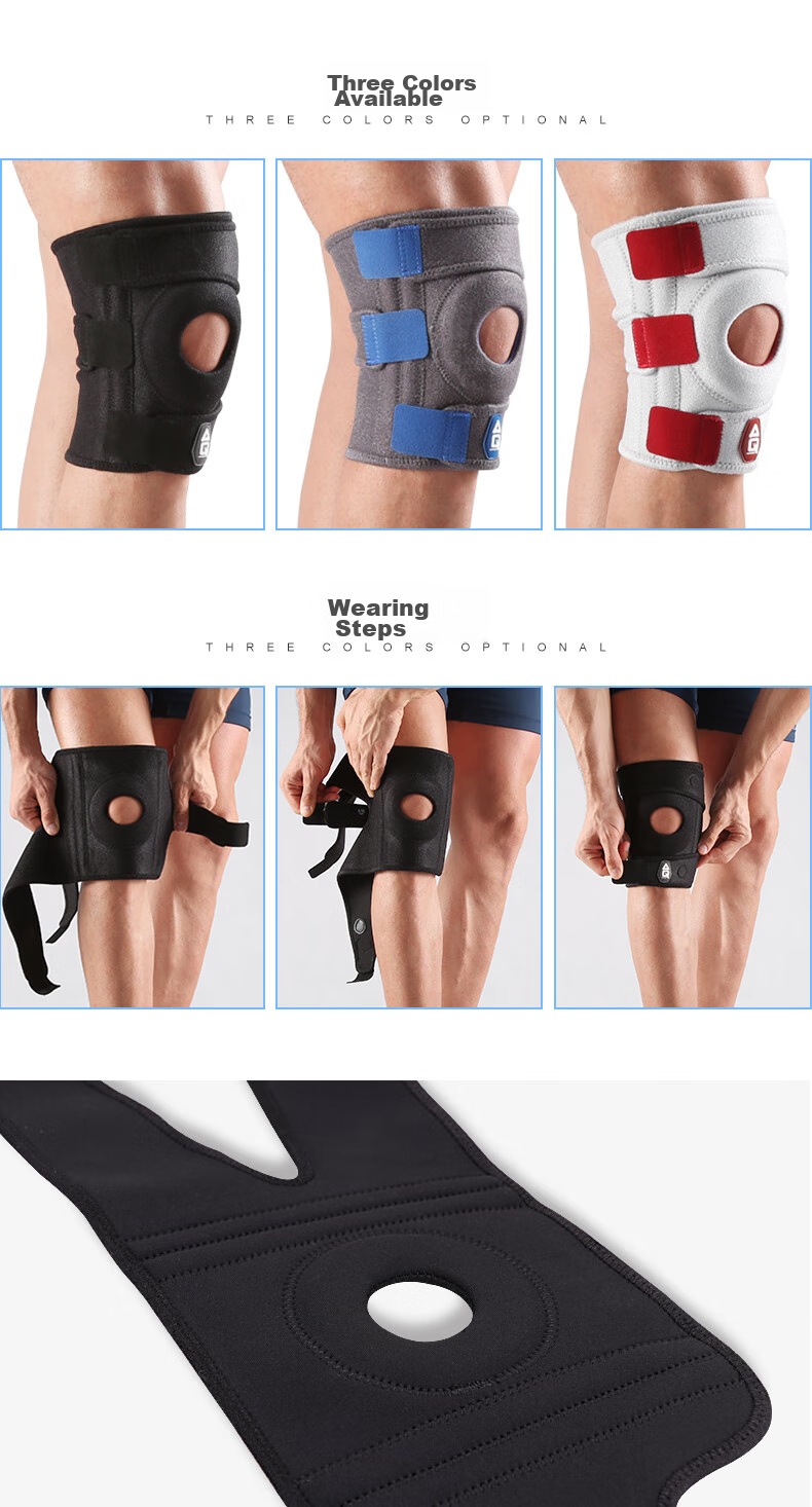AQ Knee Brace for Sports, Running, Hiking, Badminton, Meniscus Protection, Joint Support, Single Piece, W51501S/M 9