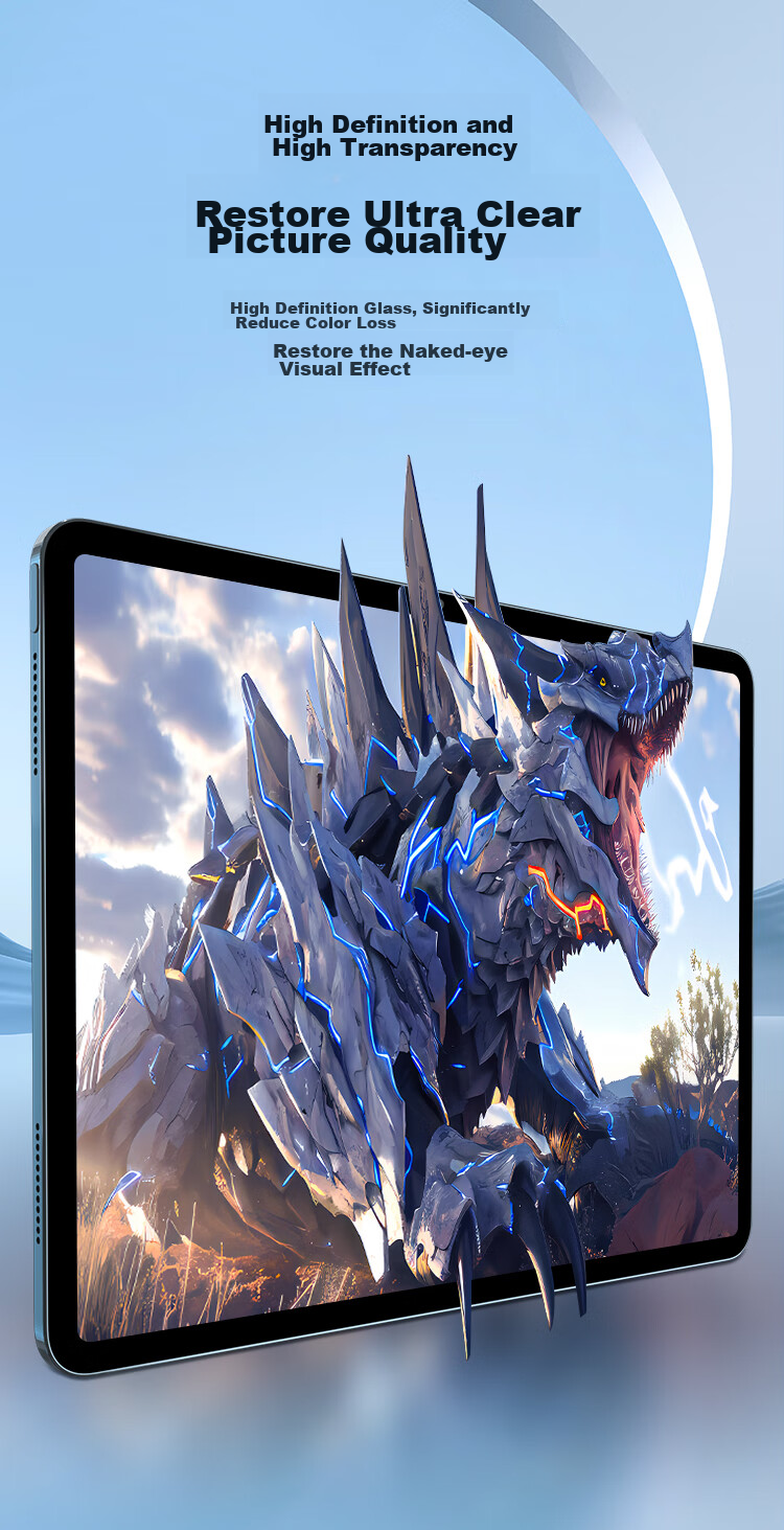 BOSQING Tempered Glass Screen Protector for IPad Mini 3/2/1, 7.9-Inch Tablet, HD Anti-Shatter Full Coverage Protective Film, Shatterproof, Anti-Fingerprint, Smooth Touch Feel, Mini 2 3
