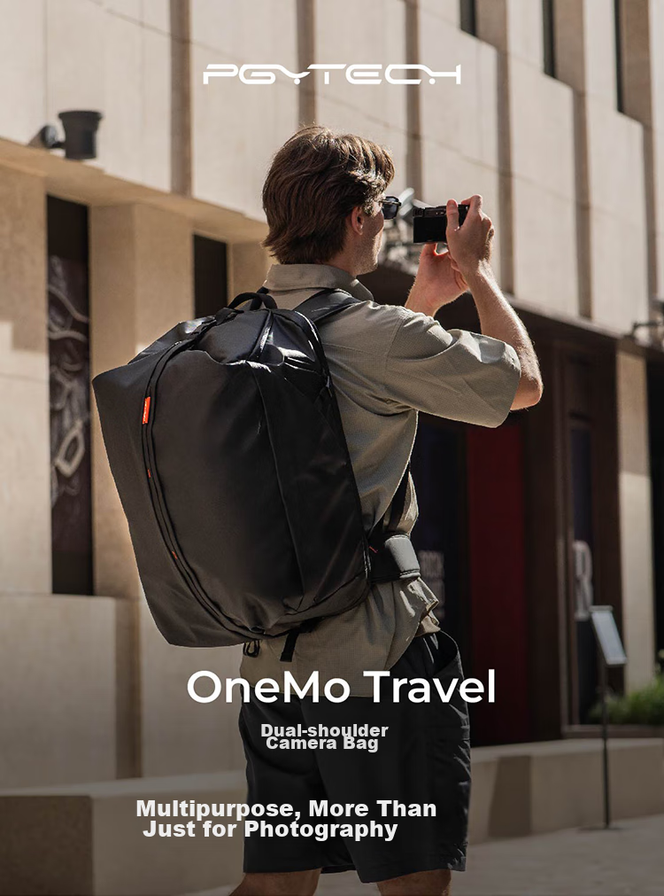 PGYTECH Shoulder Camera Bag Dandelion OneMo Trave DSLR Camera Bag Lens Stabilizer Storage Casual Travel Multifunctional 35L Large Capacity Crossbody Handheld Olive Gree 1