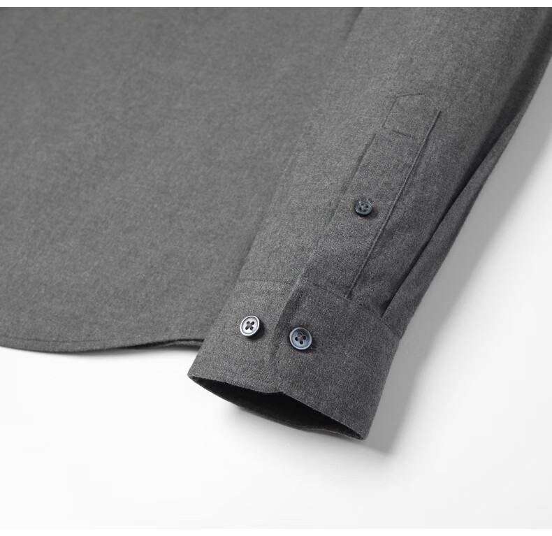 BLACKMONDAY Premium Pure Cotton Spun Long Sleeve Shirt for Men, Autumn And Winter All-Cotton Business Casual Formal Dress Shirt 11