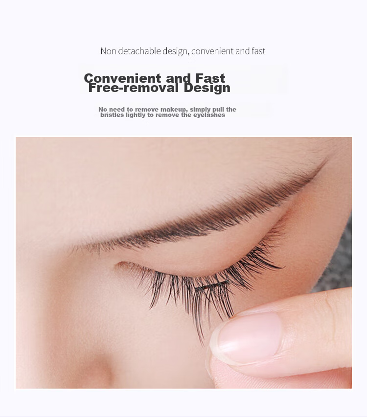UPLUS Self-Adhesive False Eyelashes, Cat And Dog Style, Round Eyes, Natural Innocent Pure Desire Puppy Eyes, Self-Adhering, Gift-Giving, Self-Operated 12