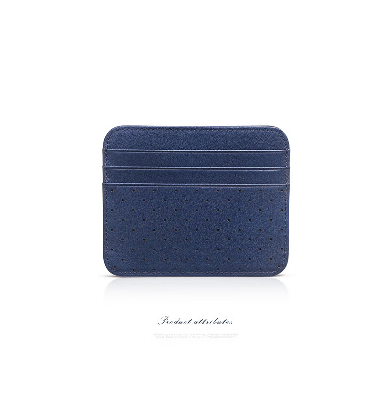BVP Men's Card Holder, Unisex Slim Style with Multiple Card Slots, Top-Grain Leather, Bank Card Case, Business Card Holder, Birthday Gift 14