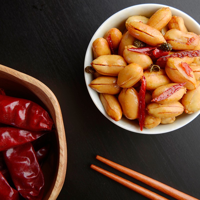 酒鬼麻辣花生85g*5袋坚果炒货休闲零食酒友圈小吃下酒菜熟花生米