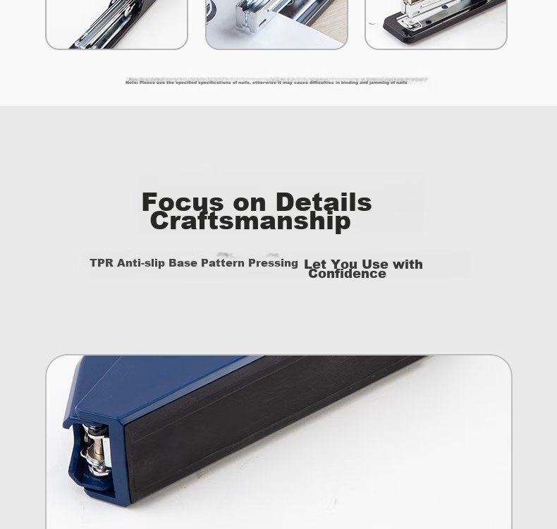 Deli Efficient And Labor-Saving Stapler, Compatible with No.12 Staples, Can Hold 150 Staples, Blue 0468 7
