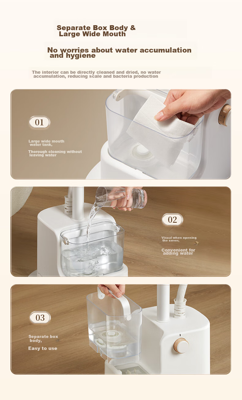 Bear Upright Garment Steamer, 40g/min High Steam Output, 1.8L Large Water Tank, Home Use Ironing Machine, Handheld Steam Iron, High Power, Group Purchase Gift (With Ironing Board), GTJ-F20P2 5