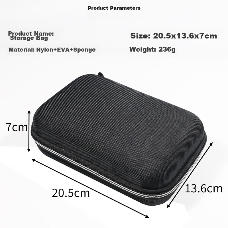 Qiye Storage Bag, Suitable for DJI Pocket 3 Camera, Osmo Gimbal, Pocket 4, Shockproof Hard Shell Carrying Case, Tripod Stand 7