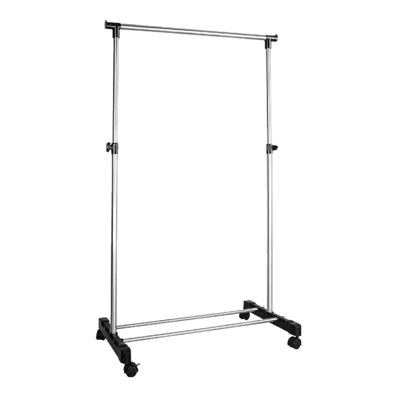 Baoyouni Clothes Drying Rack, Floor-Standing Clothes Hanger, Indoor Garment Rack, Balcony Simple Storage Rack, Bedroom Drying Rack for Dormitory Clothes