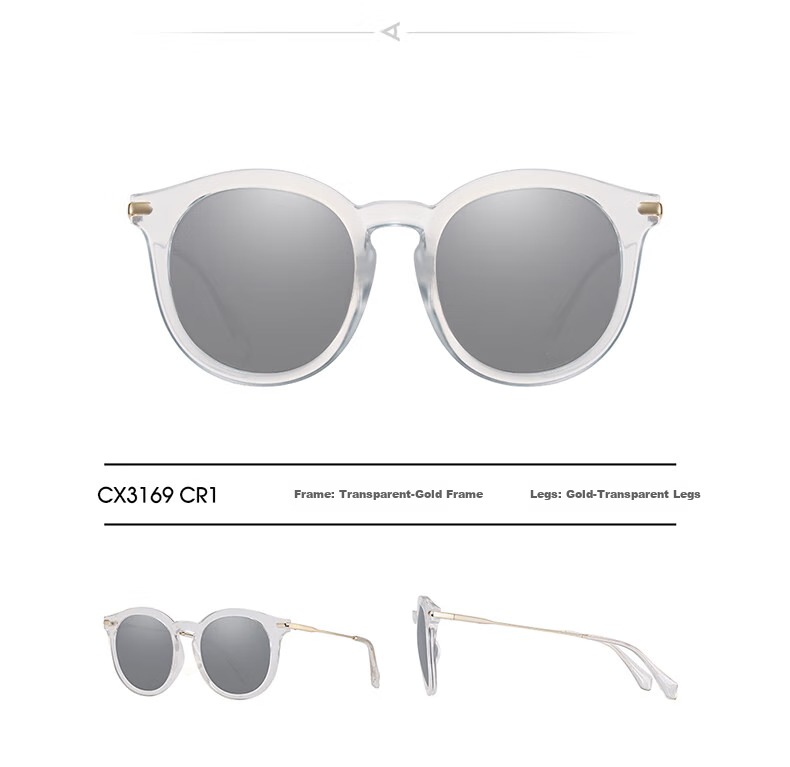 CAXMAN Sunglasses for Women, Large Cat-Eye Frame Polarized Sunglasses, UV Protection, Sun-Blocking, Fashionable Glasses for Driving And Car Use 7