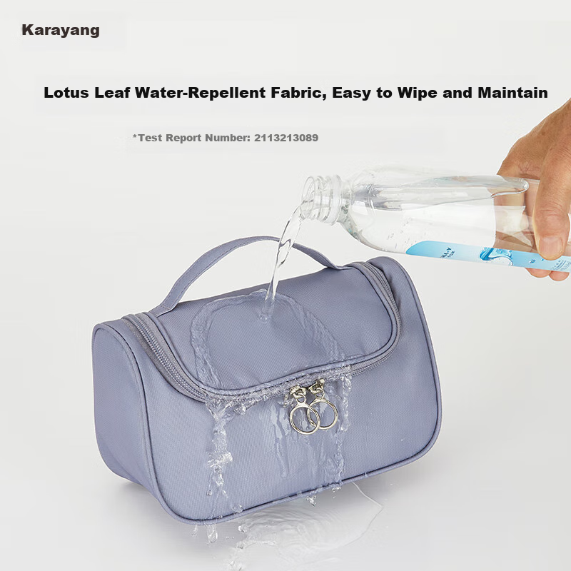 Косметичка KALA·Y, водостойкая, для туалетных принадлежностей, дорожная, серая, 3 л