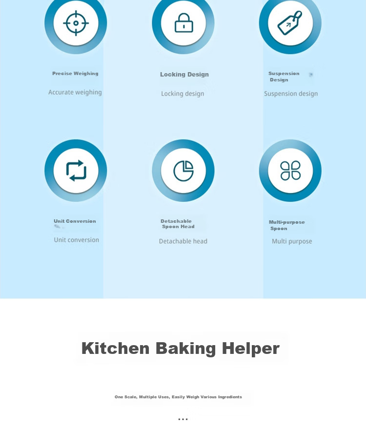 BJ (Baijie) Electronic Measuring Spoon Scale, Baking Scale, Household Kitchen Electronic Scale, Home Baby Food And Milk Powder Food Scale 3