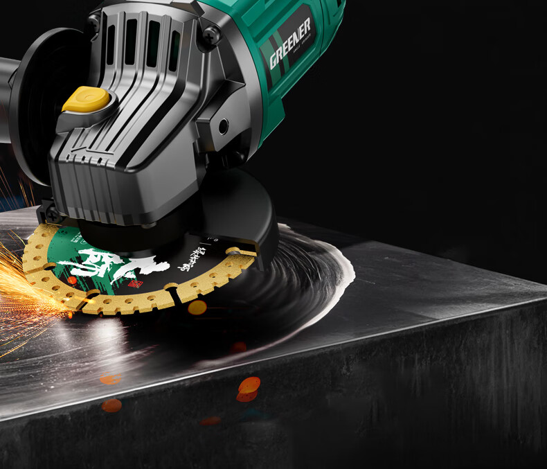 Greenlin Lithium Battery Brushless Angle Grinder 25-Piece Set Cordless Cutting Polishing Grinding Rotary Angle Grinder 3