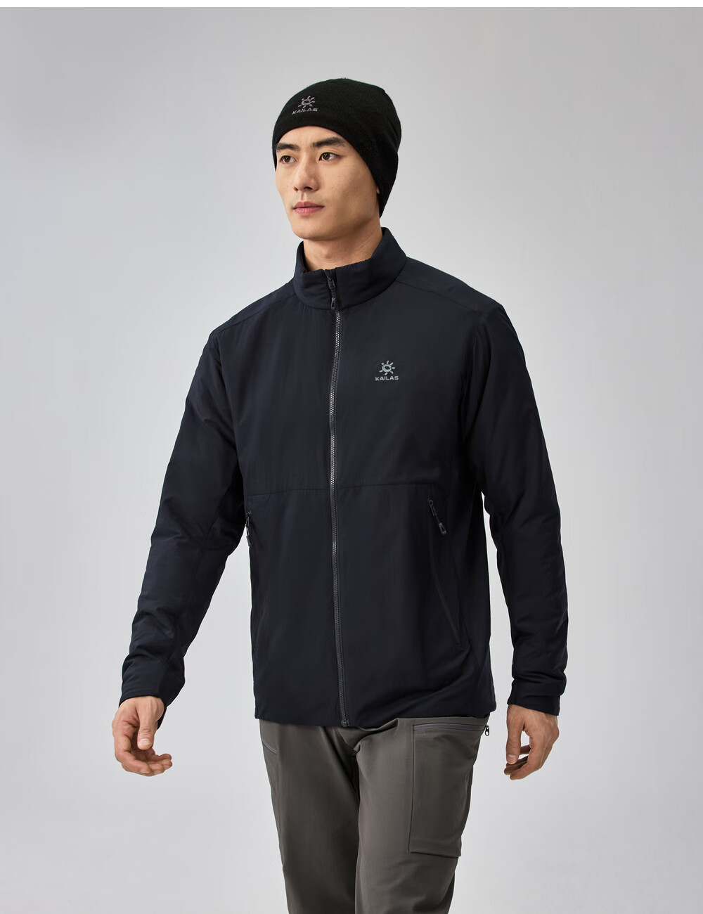 KAILAS KAILAS Men's AC40 Stand Collar Cotton Jacket PRIMALOFT Warm Outdoor Mountaineering Hiking P Cotton Windproof Jacket 3