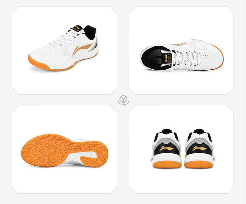 LI-NING Lightning 2.0 Unisex Professional Badminton Shoes Breathable Comfortable Training Sneakers 26