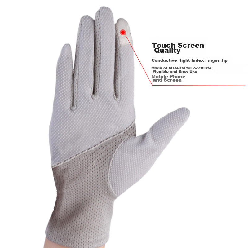 GLO-STORY Women's Gloves, Cycling Non-Slip Breathable Ladies Gloves, Thin WST014116, Deep Pink 7