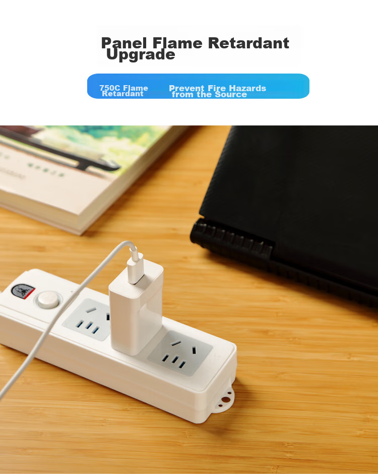 Zidantou TS-009w Six-Outlet Master Control Wireless Socket Power Strip (Power Cord And Plug Not Included) 6