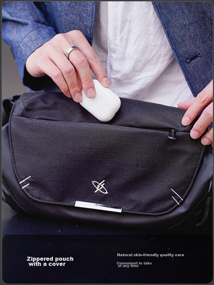 GYXX Star Trace Crossbody Bag, Unisex Shoulder Functional Chest Bag, Sports Casual Commuter Backpack, Trendy Large Capacity Tablet Messenger Bag 11
