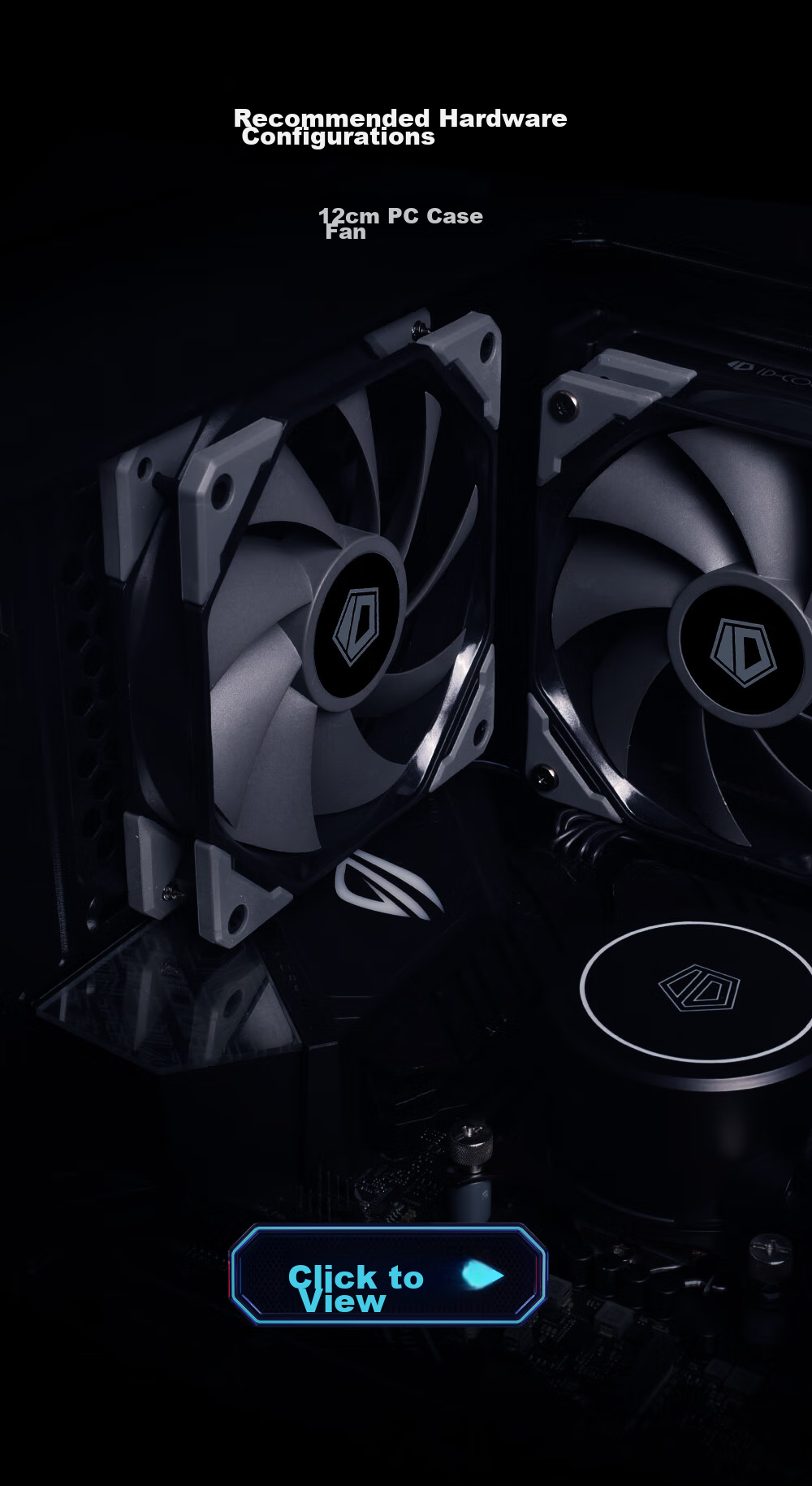 ID-COOLING (Kuren) All-In CPU Liquid Cooler, 120mm Computer Water Cooling, ARGB RGB Fan, Compatible with LGA1200/1700/AM4/AM5, FX120 ARGB 8