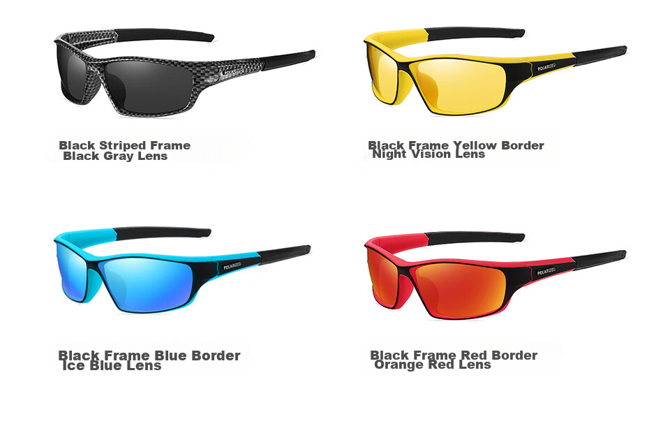 DRATRA Polarized Sunglasses for Men, Driving Cycling Golf Sports Sunglasses with Prescription Lenses Available 12