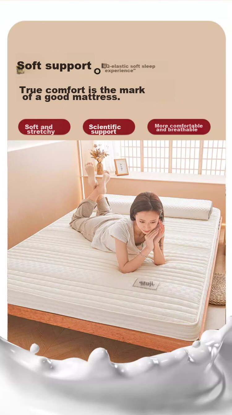 Wuyinliangpin Class A Fabric Knitted Jacquard Thickened Mattress Cover, Student Bedding, Dormitory Bed Pad, 1.8x2 Meters 2