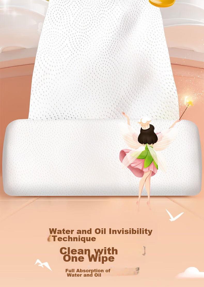 C&S Kitchen Roll Paper, 75 Sheets, 160g*8 Rolls, Back-To Cleaning, Absorbent, Oil-Absorbing, Thickened Double-Layer Disposable Kitchen Paper 7