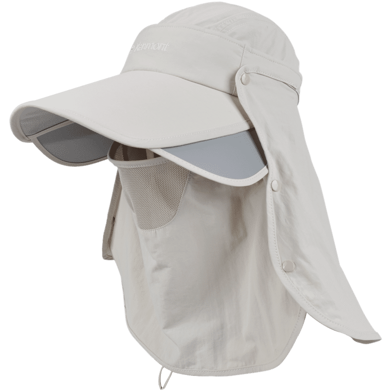 Kenmont Spring Summer Sun Protection Face Covering UV Protection Open Top Hat Light Khaki