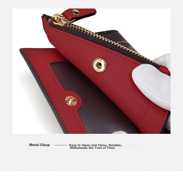 MashaLanti Ladies' Wallet, Luxury Short Purse for Women, Coin Purse And Card Holder Two-In Practical Mother's Day Gift 27