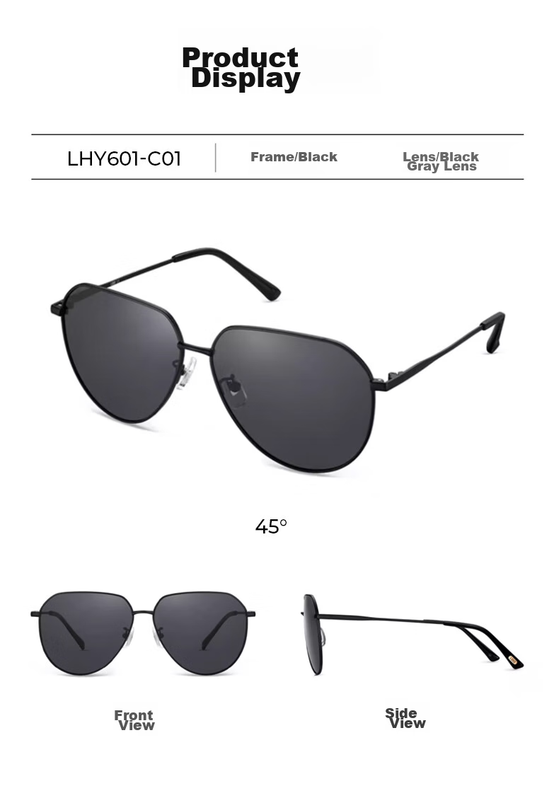 LOHO Polarized Sunglasses for Men And Women, Driving-Specific Aviator Sunglasses, Fishing UV Protection New Model 14