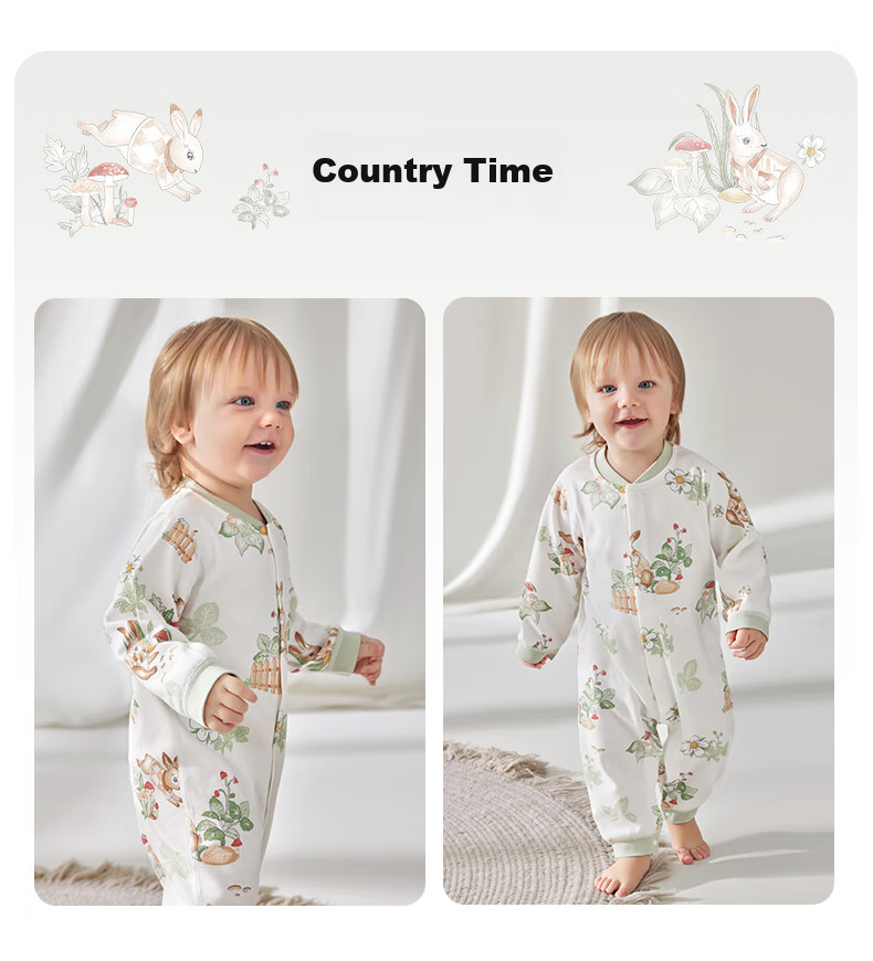 Beitaisi Baby Clothes Spring And Autumn Long-Sleeve Bodysuit, Pure Cotton Newborn Onesie, for Boys And Girls, Early Spring Outfit Pajamas 31