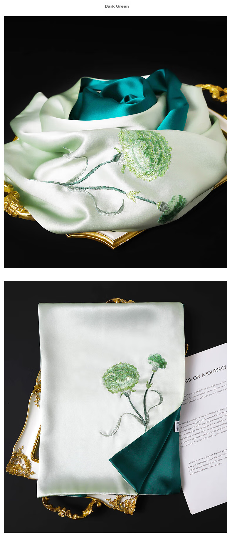 Hangsifu Suzhou Silk Scarf, Mulberry Silk Shawl, Autumn And Winter Neck Protection Wrap, Birthday Gift for Wife, Mother, And Wome 28