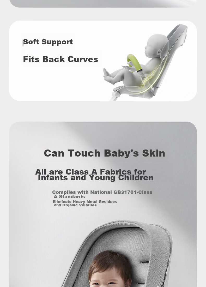 Babycare First-Class Stroller, High Landscape Baby Walker, Lightweight Foldable Reclining Forward And Reverse, Time Silver 12
