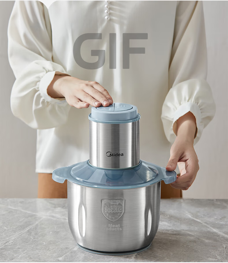 Midea Meat Grinder JD Self-Operated Home Use Large Capacity 5L High Power 1000W Pure Copper Motor Multifunction Commercial Electric Meat and Vegetable Grinder 90R03 17