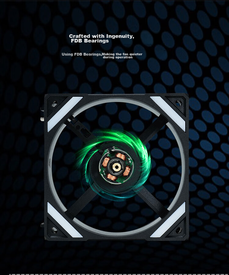 SAMA Second Generation XW360D Standard Fan Black Integrated 360 Water-Cooled CPU Cooler (2.1-Inch LCD Small Round Display) 6