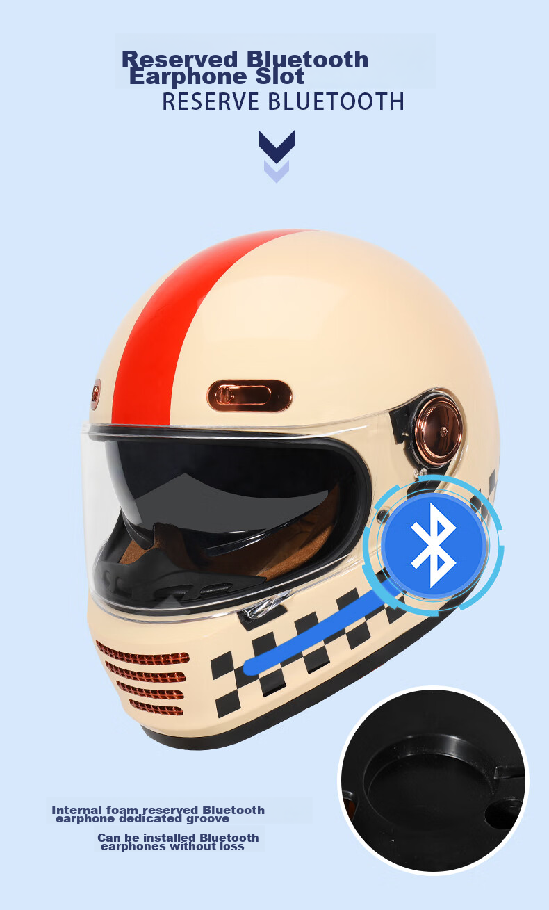 ZNP AM912 Gray White Pirate 2XL 3C Certified Retro Motorcycle Electric Helmet Unisex All-Season 9