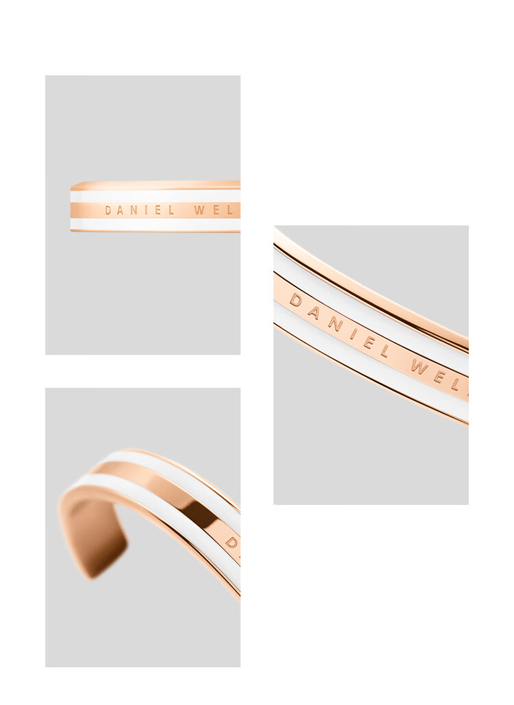 DanielWellington [Limited Time Flash Sale], DW Women's Bracelet, Cherry Red Small Open Bangle DW014 Birthday Gift 2